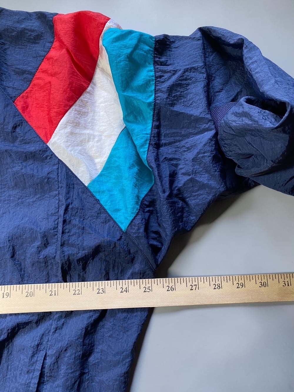 Vintage 80s 90s Christian Dior Monsieur Windbreaker Jacket Mens Large Colorblock - Picture 3 of 9